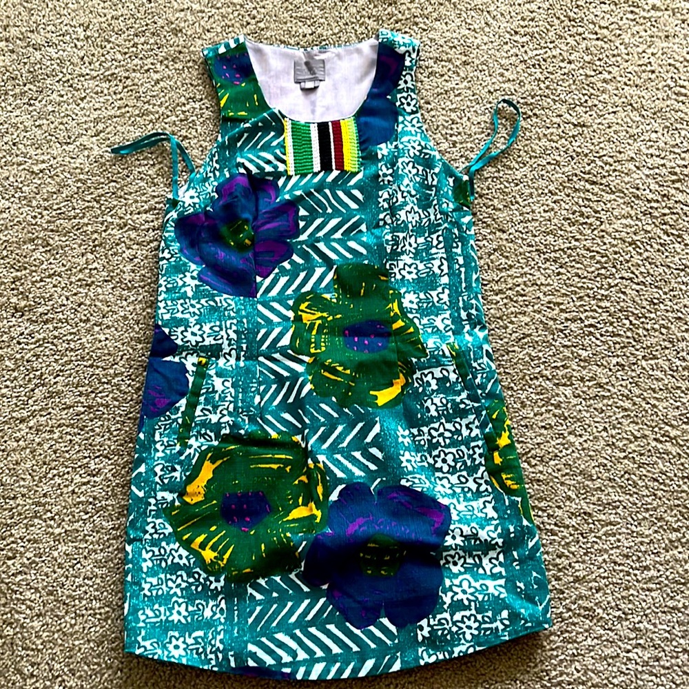Anthropologie Vanessa Virgina Abstract Dress